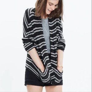 Madewell Stripe Upbeat Cardigan Loose Sweater Size M/L